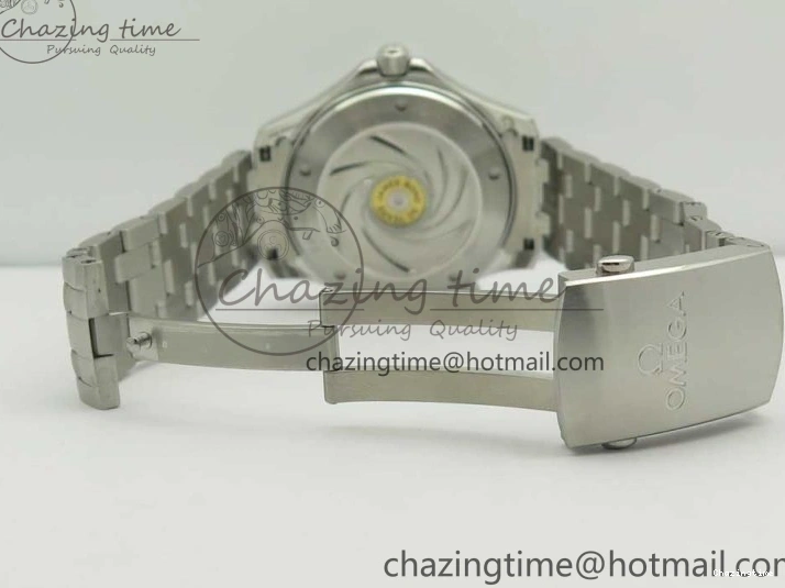 0206 Seamaster 300M Chronometer SS “007” Limited Edition OMF 1:1 Best Edition on SS Bracelet A2824 (Black Balance Wheel) V Seasonal 7952